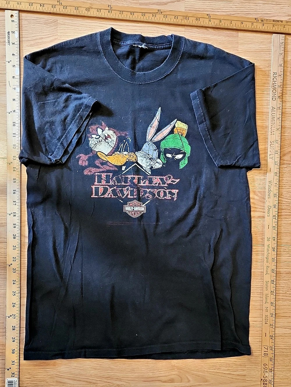 Harley-Davidson Looney Tunes Graphic T-Shirt in Black Large